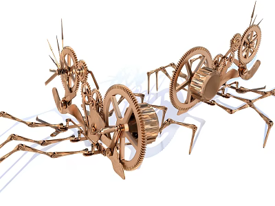 Mechanical parts 3d model Mechanical parts 3d model