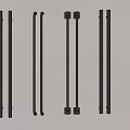 Modern Minimalist Handle Door Handle Door Handle Glass Door Handle Cabinet Door Handle Door Handle Door Handle 3d model