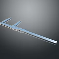 Caliper ruler measuring tools hardware tools processing tools furniture realism 3d model