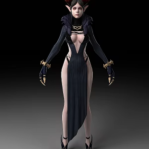 Witch Sexy Goddess Witch 3d model