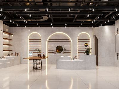 Quiet shop. 3d model