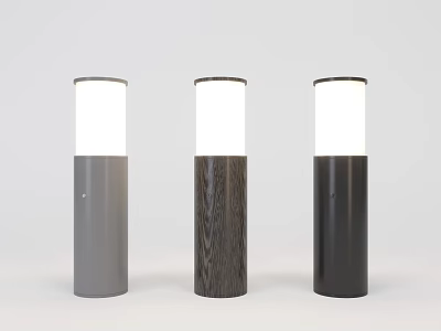 Modern lawn lamp outdoor lamp post 3d model