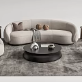 Modern Sofa Coffee Table Combination Sofa Coffee Table 3d model