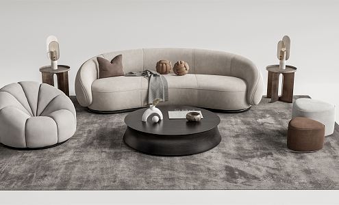 Modern Sofa Coffee Table Combination Sofa Coffee Table 3d model