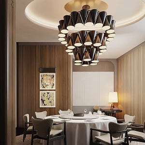 Western Restaurant Box Light Luxury Restaurant Box Dining Table and Chair Western Restaurant Dining Table and Chair Tableware More than Four People Dining Table and Chair Light Luxury Italian Style 3d model
