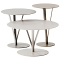 Modern coffee table side table combination 3d model