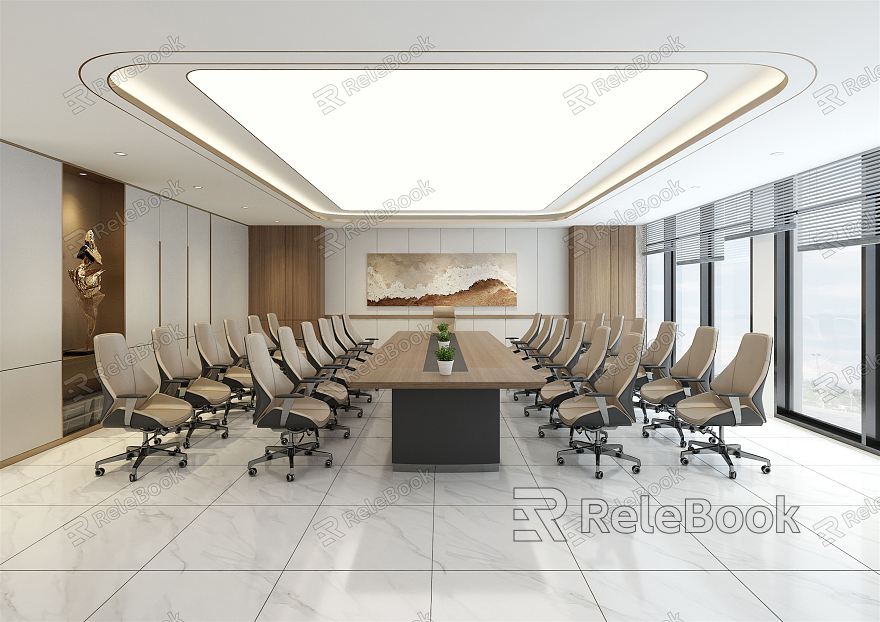 Modern Conference Room Large Conference Room model