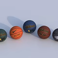 Assorted Basketball Sports Equipment With Wilson Nike Elite NCAA NBA Logos