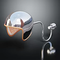 Commercial Safety Equipment With Transparent Face Shield And Flexible Metal Hose Design