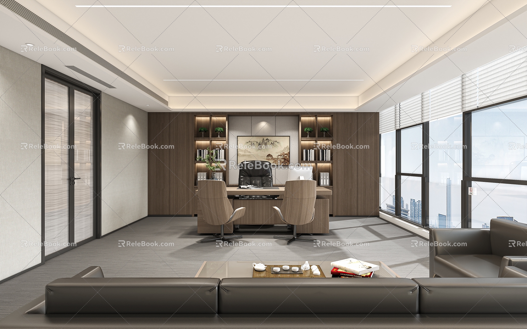 General Manager Office 3d model