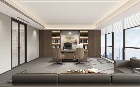 General Manager Office 3d model