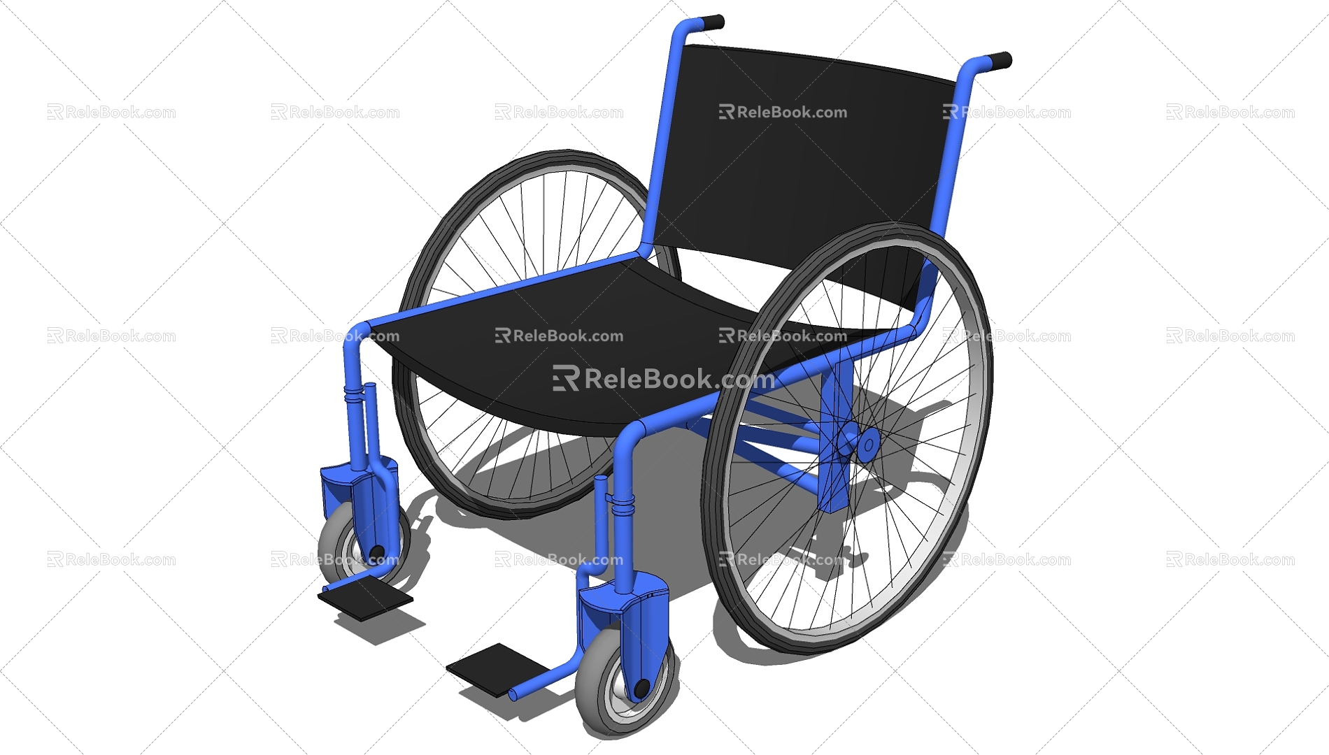 Wheelchair 3d model