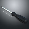High Quality Screwdriver Tool With Black Ergonomic Handle And Metal Shaft