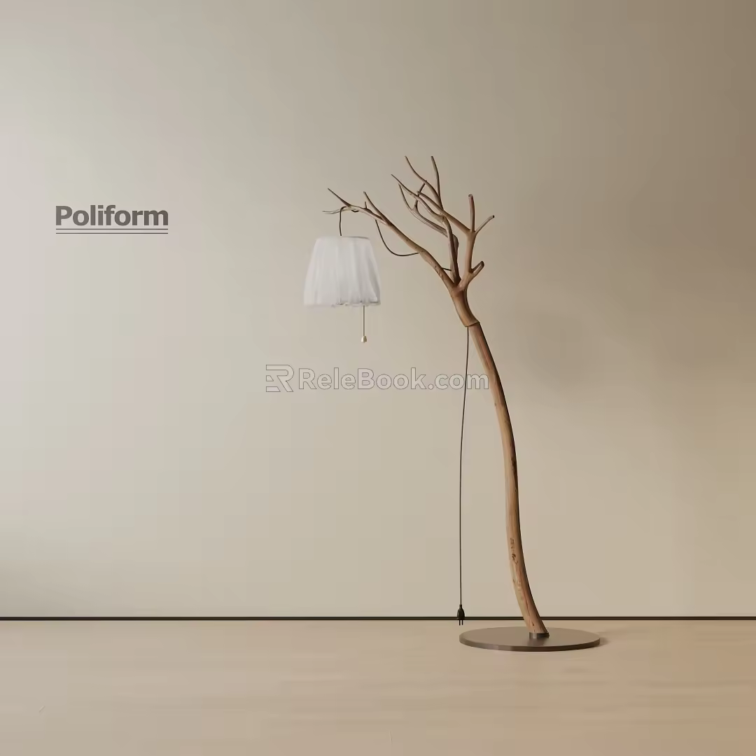 Modern floor lamp 3d model