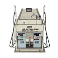 IDR Petroleum Mobile Fuel Station Facility with Dual Pumps and Storage Container