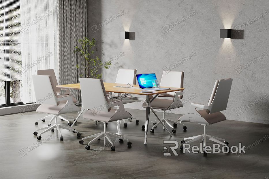 Modern Meeting Table and Chair Office Desk and Chair model