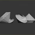 Crystal Ore Crystal Diamond Mineral Gem Ore Crystal Stone Mineral Crystal 3d model