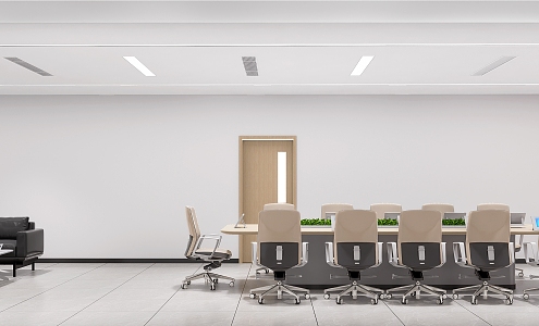 Modern conference room design 3d model