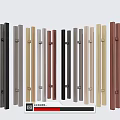 Modern Door Handles In Assorted Colors And Metal Finishes For Home Use