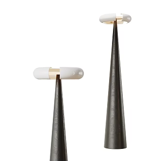 Middle style floor lamp 3d model