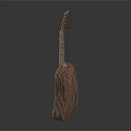 Artistic Musical Instrument Guitar With Hand Painted Artwork And Decorative Craft Details