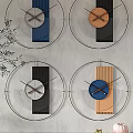 Modern Clock Simple Clock 3d model