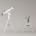 Large And Small Professional Commercial Telescopes With Stable Tripod Stands