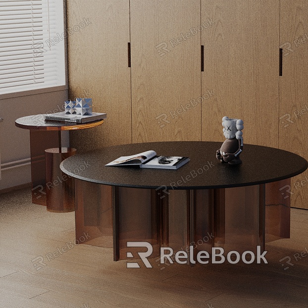 Modern coffee table model