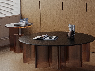 Modern coffee table model