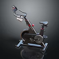 Modern Stationary Exercise Bike With Digital Display And Ergonomic Seat