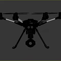 Professional Hexacopter Drone Design With Integrated Camera And Rotor Blades Structure