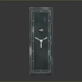 Green Metal Safe Furniture With Electronic Lock And Secure Design