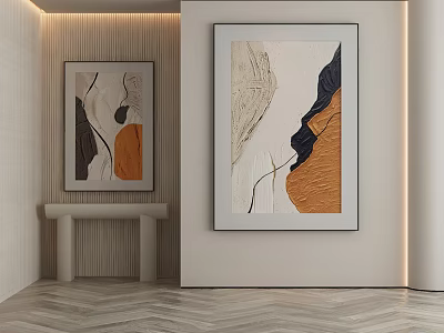 modern decorative painting 3d model