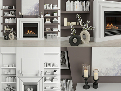 Modern Fireplace model