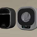 Haier Wall Mounted Washing Machines Black And White With Digital