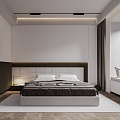 Minimalist Master Bedroom 3d model