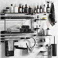 Modern toiletries and toiletries 3d model