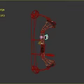 Crossbow Mechanical Crossbow Shift Bow and Arrow Shoot Far Equipment Weapons High-tech Crossbow 3d model
