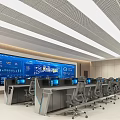 Control Center Control Center Monitoring Room Dispatcher 3d model