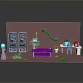 Sci-fi Items Sci-fi Components High-tech Components Sci-fi Equipment Sci-fi Scene Sci-fi Environment Game Scene 3d model