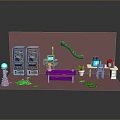 Sci-fi Items Sci-fi Components High-tech Components Sci-fi Equipment Sci-fi Scene Sci-fi Environment Game Scene 3d model