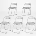 Modern Folding Single Chairs in Various Colors for Stylish Interior Design