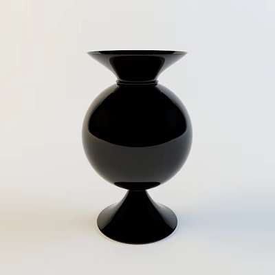 Modern Desktop Ornaments Jewelry Bottle Ceramic Porcelain 3d model