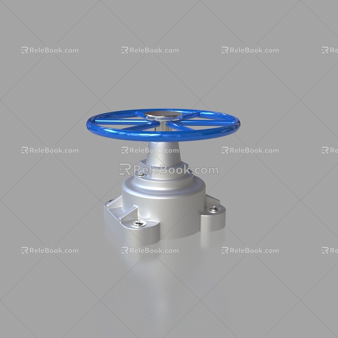 Industrial equipment pipeline valve water pump valve manual valve engineering pipeline valve industrial valve 3d model