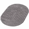 Square Rug with Multiple Colors Soft Plush Textured Pattern for Living Room Bedroom