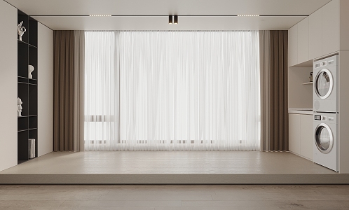 Modern Curtains 3d model