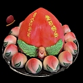 Longevity peach longevity peach fairy peach 3d model