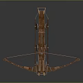 Crossbow Mechanical Crossbow Shift Bow and Arrow Shoot Far Equipment Weapons High-tech Crossbow 3d model