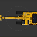 Yellow Komatsu PC 210 Excavator With Heavy Duty Tracks And Front Bucket