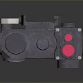 Infrared Steiner Laser Pistol Light Source Firearm Sight Firearm Device 3d model